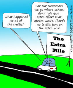 No Traffic Jam on the Extra Mile