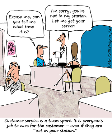Customer Service Is a Team Sport