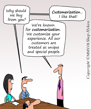 what you want customers to experience